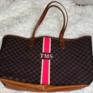 BARRINGTON Gifts St. Anne Tote Bag Shoulder Tote ("TMS”Monogram)